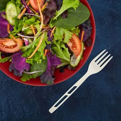 Karat Earth Heavy Weight CPLA Compostable Fork Wrapped